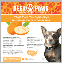 Thumbnail for Beer Paws Sweet Potato Beer Biscuits for Dogs