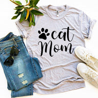 Thumbnail for Cat Mom T-shirt