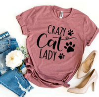 Thumbnail for Crazy Cat Lady T-shirt