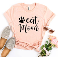 Thumbnail for Cat Mom T-shirt